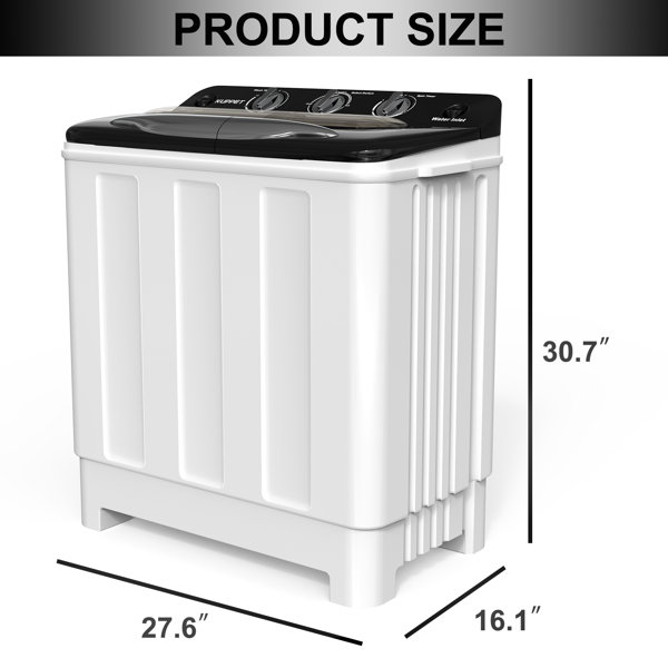 KUPPET 24 cu. ft. High Efficiency Portable Washer & Dryer Combo in